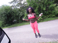 cum shot, ebony, milf, mom, shaved, sport