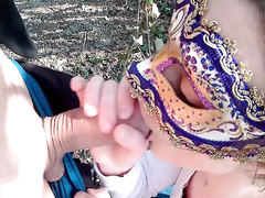 al parco, amateur, babe, big dick, blowjob, hd porn, italian, public