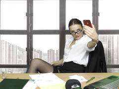 adult asmr, amateur, brunette, glasses, role play, russian, solo female